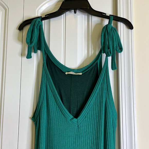 Modcloth Found a Keeper Tie-Shoulder Dress in Green (L) New Without Tags - Picture 5 of 8